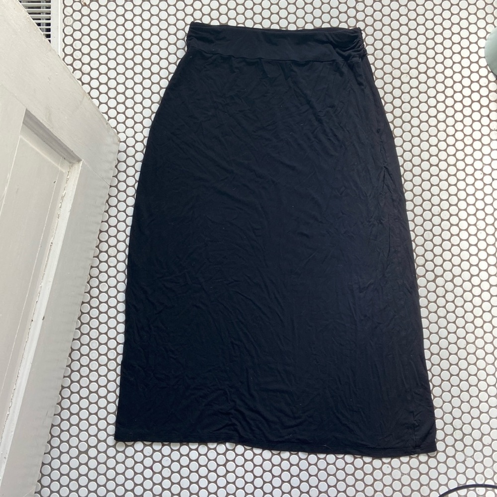 Liz Claiborne black maxi skirt